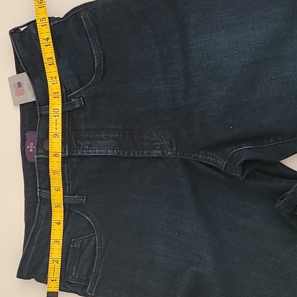 NYDJ Dark Indigo Straight Leg Jeans EUC - Picture 5 of 16